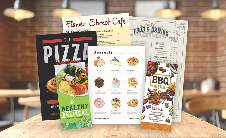 Menu Printing Harlow 