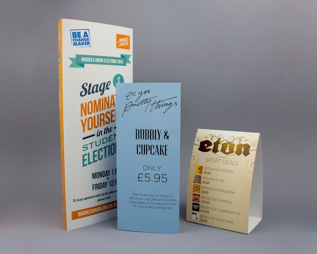 Table Tents Printing Harlow 