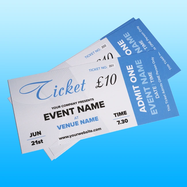 Tickets Printing Harlow